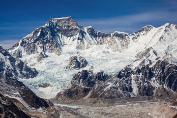 Gyachung Kang mountain, Everest region, Nepal - obrazy, fototapety, plakaty