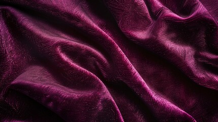 Obraz premium A luxurious fabric texture focusing on a velvet material