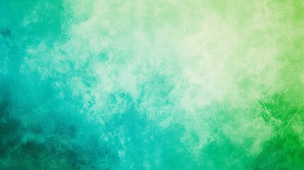 A striking gradient from neon green to bright turquois