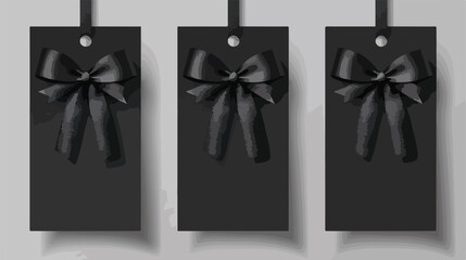 Black friday banner template set vector illustration
