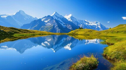 Obraz premium Lake in the mountains