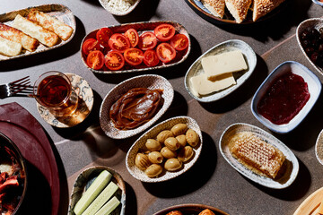A sumptuous Turkish lunch, the menu of which presents a symphony of flavors. The menu includes...