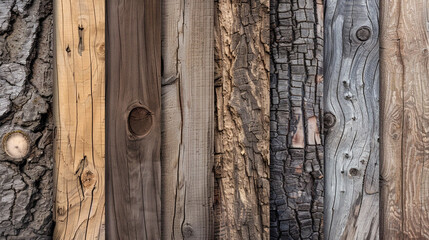 Natural wood illustration, a background image with wood patterns that convey the warmth and texture of natural wood. Unusual structure.