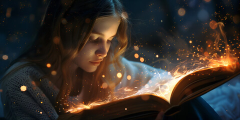 The Radiant Tale A Girl, Her Book, and Magical Illumination