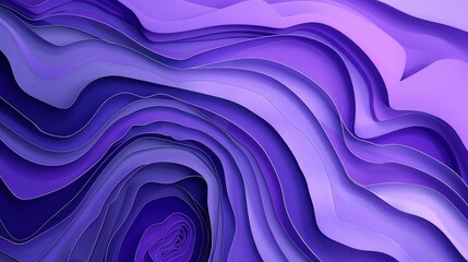 purple  color paper cut abstract background 