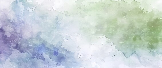 Vintage Style Abstract Watercolor Background with Blue and Green Tones