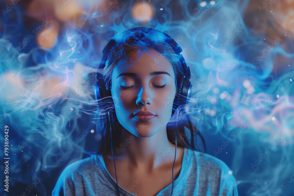 Poster Relaxation techniques and nighttime routine in sleep: Brain function and sleep phase transitions enhanced through relaxation and serene sleep.