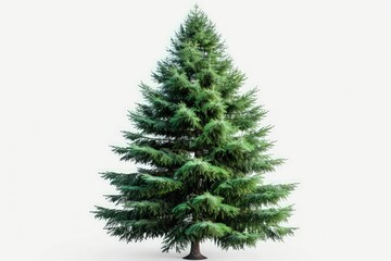 Pine tree or evergreen isolated on a white background
