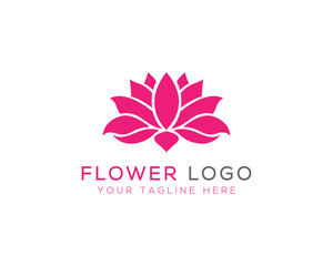 Lotus flower beauty spa salon, perfume, jewelry  and cosmetics brand logo design.
