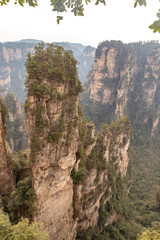 Fototapeta premium Zhangjiajie National Forest Park (or Avatar park). Wulingyuan, Hunan province, China