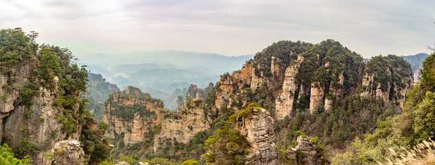 Zhangjiajie National Forest Park (or Avatar park). Wulingyuan, Hunan province, China