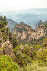 Zhangjiajie National Forest Park (or Avatar park). Wulingyuan, Hunan province, China