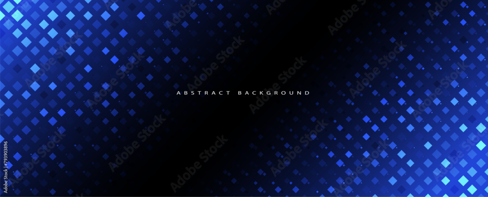 Aufkleber Abstract Technology Digital Circles of Particles. Futuristic Background. Big Data Visualization. Cyber Concept.