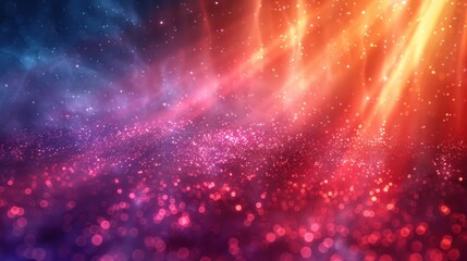 Naklejka premium Illuminated Dreamscape. Generative AI