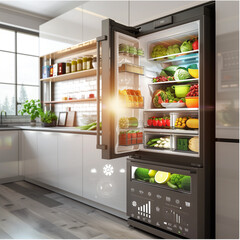 integration of home appliances such as smart refrigerators that track food expiration dates, suggest recipes based on available food, and order food