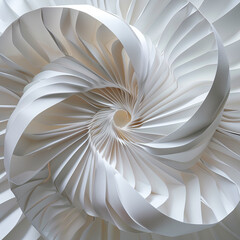 ntricate paper folding art, brightly lit studio environment, detailed paper sculptures showcase