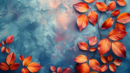 Autumn leaves background