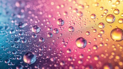 Abstract Purple water bubbles background