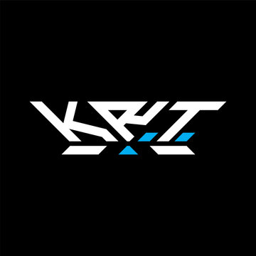KRT letter logo vector design, KRT simple and modern logo. KRT luxurious alphabet design