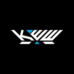 KWW letter logo vector design, KWW simple and modern logo. KWW luxurious alphabet design