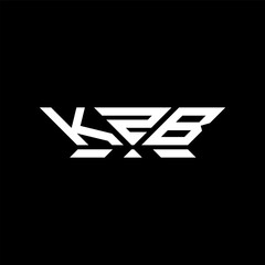 KZB letter logo vector design, KZB simple and modern logo. KZB luxurious alphabet design