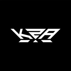 KZA letter logo vector design, KZA simple and modern logo. KZA luxurious alphabet design