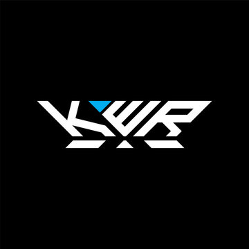 KWR letter logo vector design, KWR simple and modern logo. KWR luxurious alphabet design