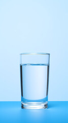 glass of water on table