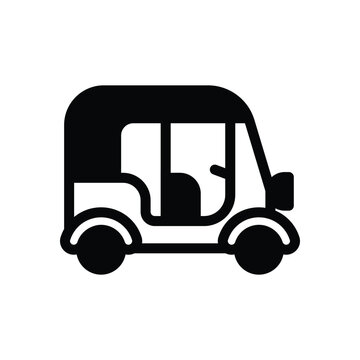Auto Rickshaw vector icon