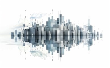 Fototapeta premium Science and technology urban architecture