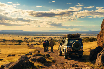 safari in the desert