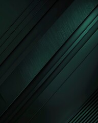 Obraz premium Abstract dark green background with diagonal lines and shadows, creating an elegant minimalist design for corporate or digital marketing projects , detailed illustration, high resolution, professional