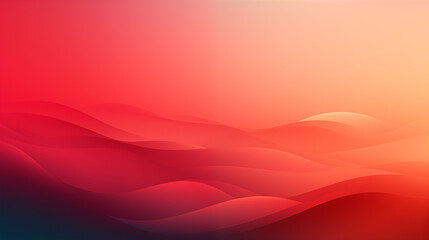 Soft Red Abstract Background with Fluid Wavy Design