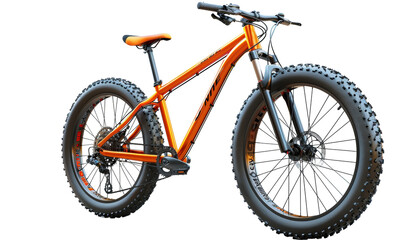 Naklejka premium bicycle wheel isolated on a transparent background. PNG