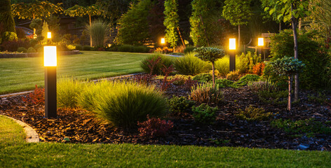Elegant and Modern Garden LED Lighting