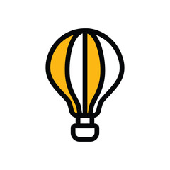 Hot Air Balloon vector icon