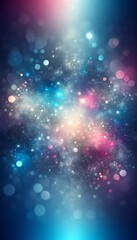 Abstract bright glitter blue background out of focus.3 d render - obrazy, fototapety, plakaty