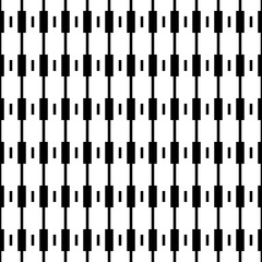 Seamless pattern. Figures, blocks illustration. Strokes, forms wallpaper. Rectangles, shapes ornament. Ethnic motif. Geometric background. Digital paper, textile print, abstract backdrop. Vector art.