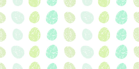 Cute illustration with colorful Easter eggs with watercolor texture, spring banner