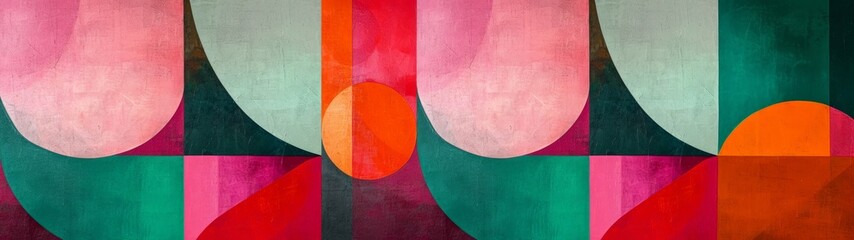 Close up of abstract colorful multicolored geometric shapes texture background illustration