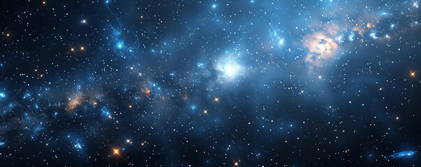 Fototapeta na wymiar Outer space sky with Stars. Galaxy universe black background of shiny starfield texture.