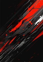 Vector graphic design, red and black background with white lines, geometric shapes, lines, 4k wallpaper, background, texture illustration, dynamic
