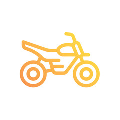 Dirt Bike vector icon