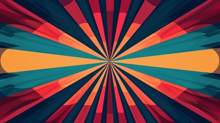 A vibrant abstract image with radial lines
