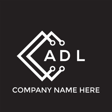 ADL letter logo design. ADL creative initials letter logo concept. ADL letter design.
