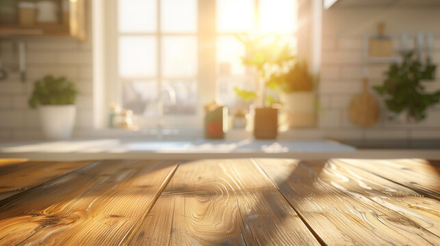 Beautiful summer kitchen backdrop with copy space