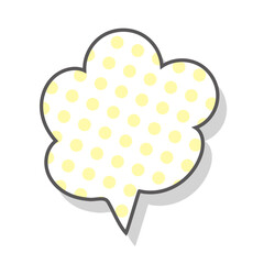 シンプルでかわいいポップな吹き出し