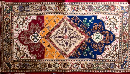 Turkish Delight: Ornate Carpet Decoration Pattern