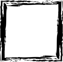 Obraz premium Set of square frames in grunge style. Elements for tags, labels, cards