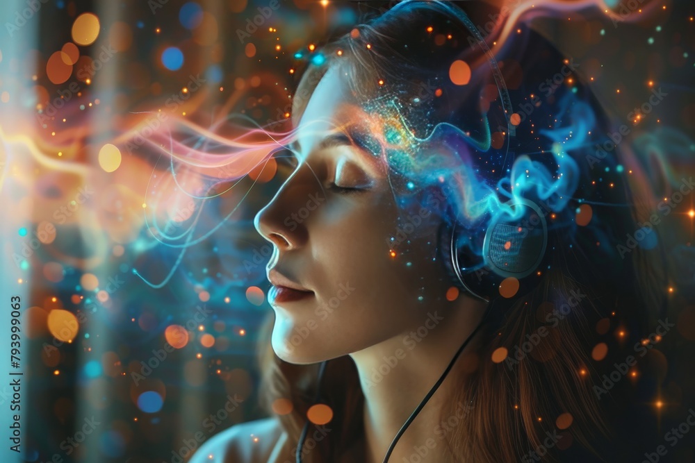 Aufkleber intense mental focus during sleep using guided memory transfer and acute tranquility techniques, sup